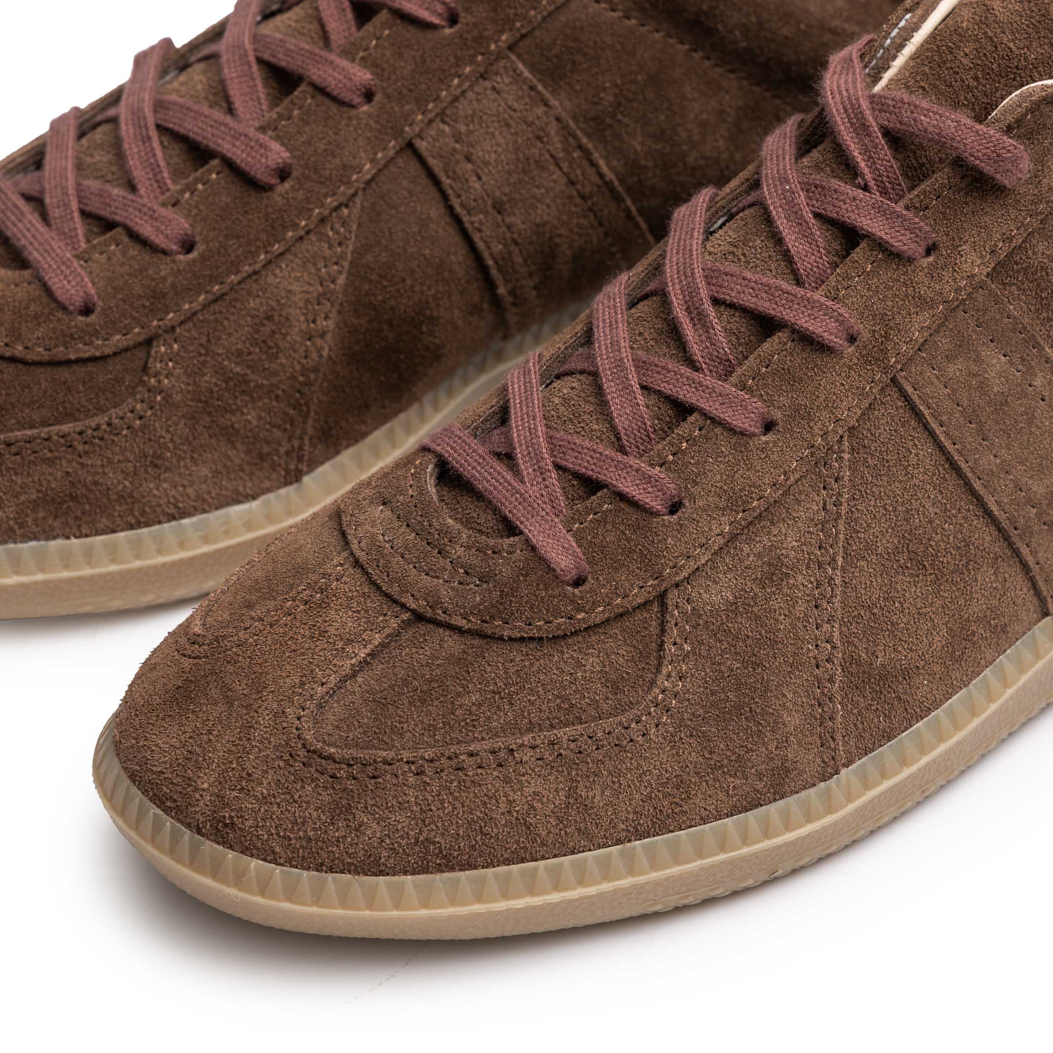 Allevol German Army Trainer (GAT) Sneaker Brown Suede-Sneaker-Clutch Cafe