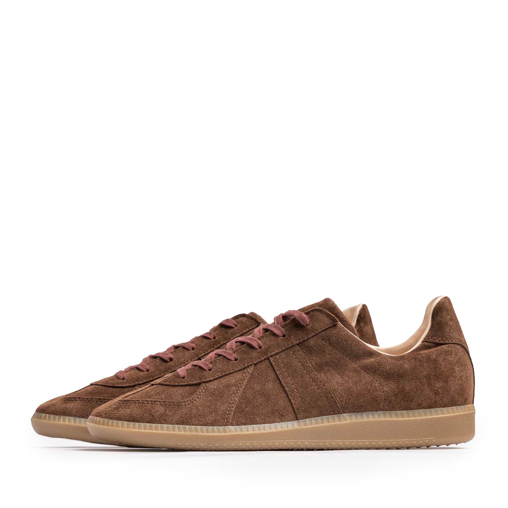 Allevol German Army Trainer (GAT) Sneaker Brown Suede-Sneaker-Clutch Cafe