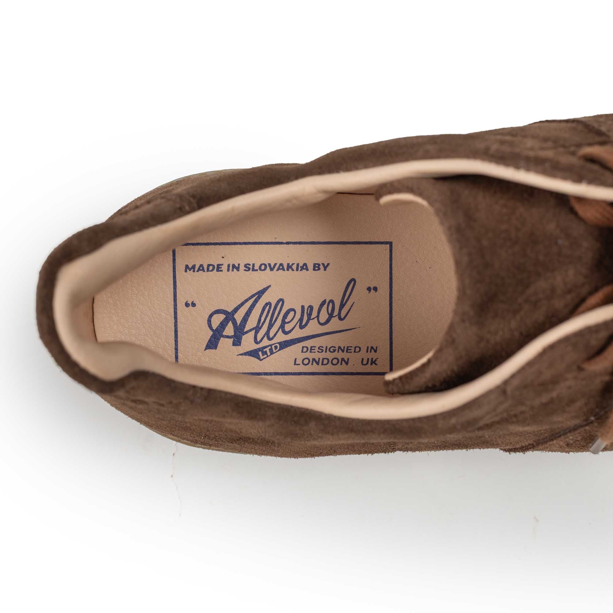 Allevol German Army Trainer (GAT) Sneaker Brown Suede-Sneaker-Clutch Cafe