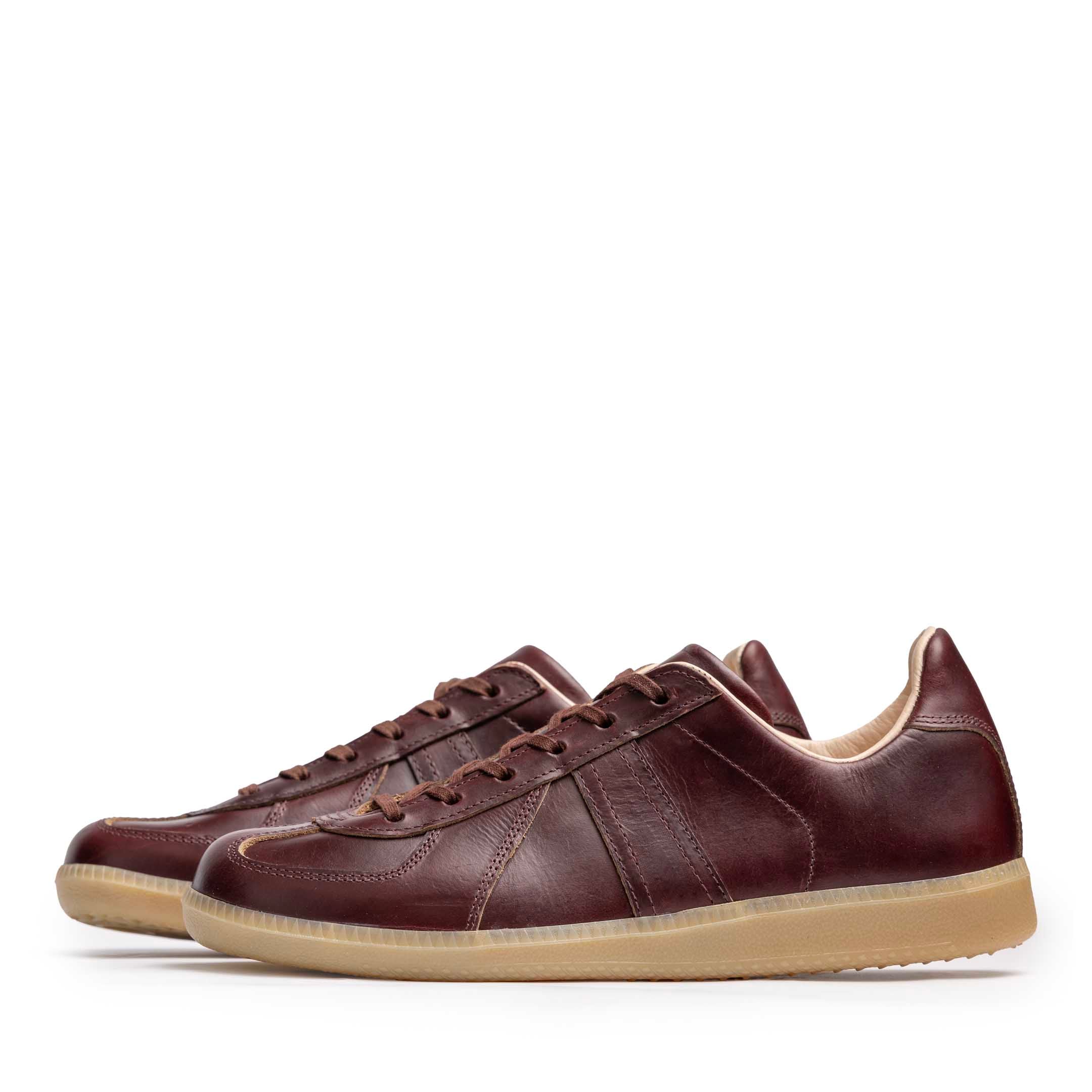 Allevol German Army Trainer (GAT) Sneaker Horween Chromexcel Brown-Sneaker-Clutch Cafe