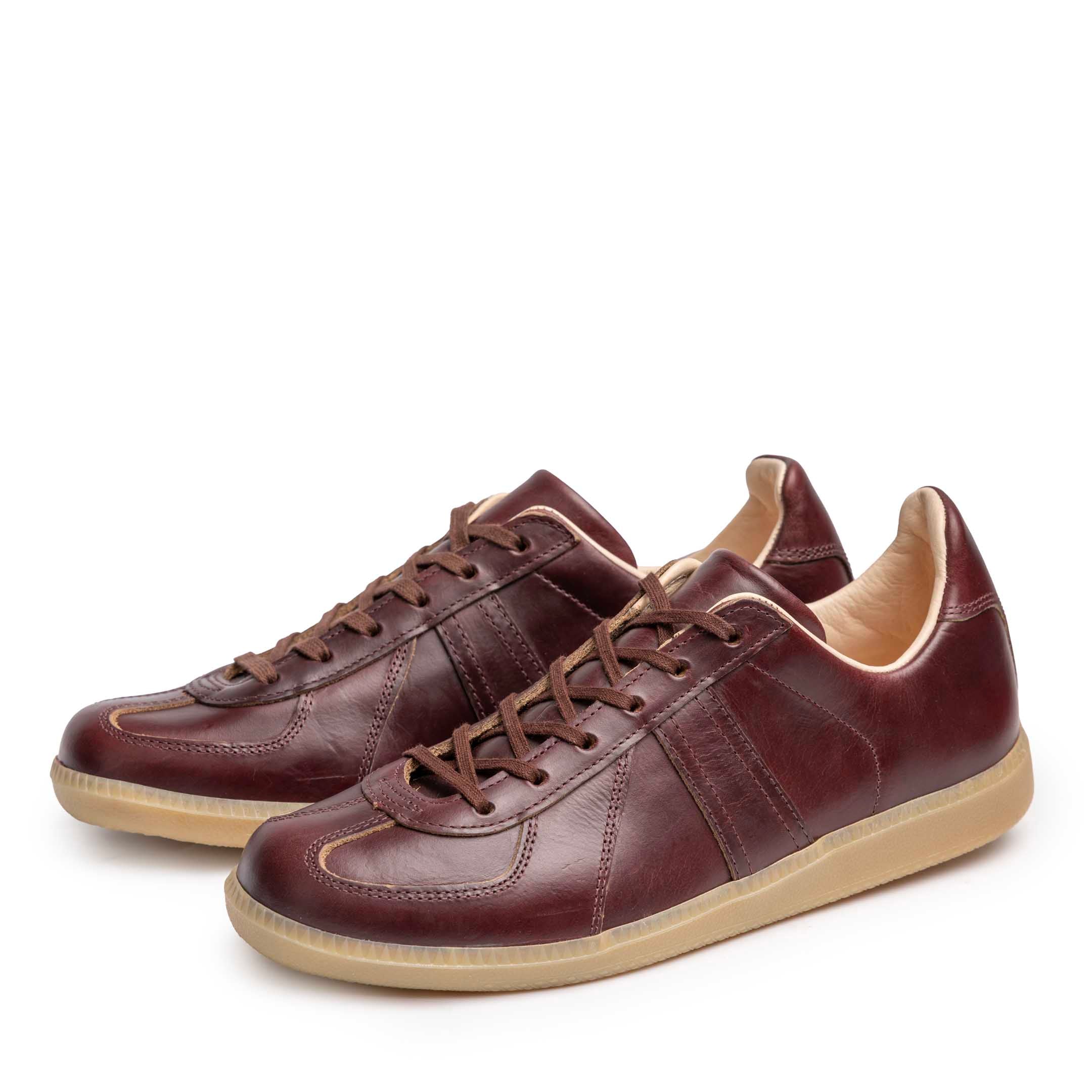 Allevol German Army Trainer (GAT) Sneaker Horween Chromexcel Brown-Sneaker-Clutch Cafe