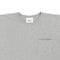 Allevol Heavy Duty Crew Neck Square Pocket T-shirt Grey-T-Shirt-Clutch Cafe