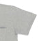 Allevol Heavy Duty Crew Neck Square Pocket T-shirt Grey-T-Shirt-Clutch Cafe