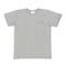 Allevol Heavy Duty Crew Neck Square Pocket T-shirt Grey-T-Shirt-Clutch Cafe