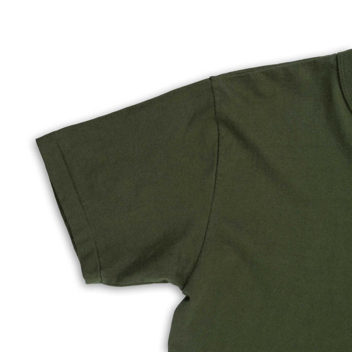 Allevol Heavy Duty Crew Neck T-Shirt Green-T-Shirt-Clutch Cafe