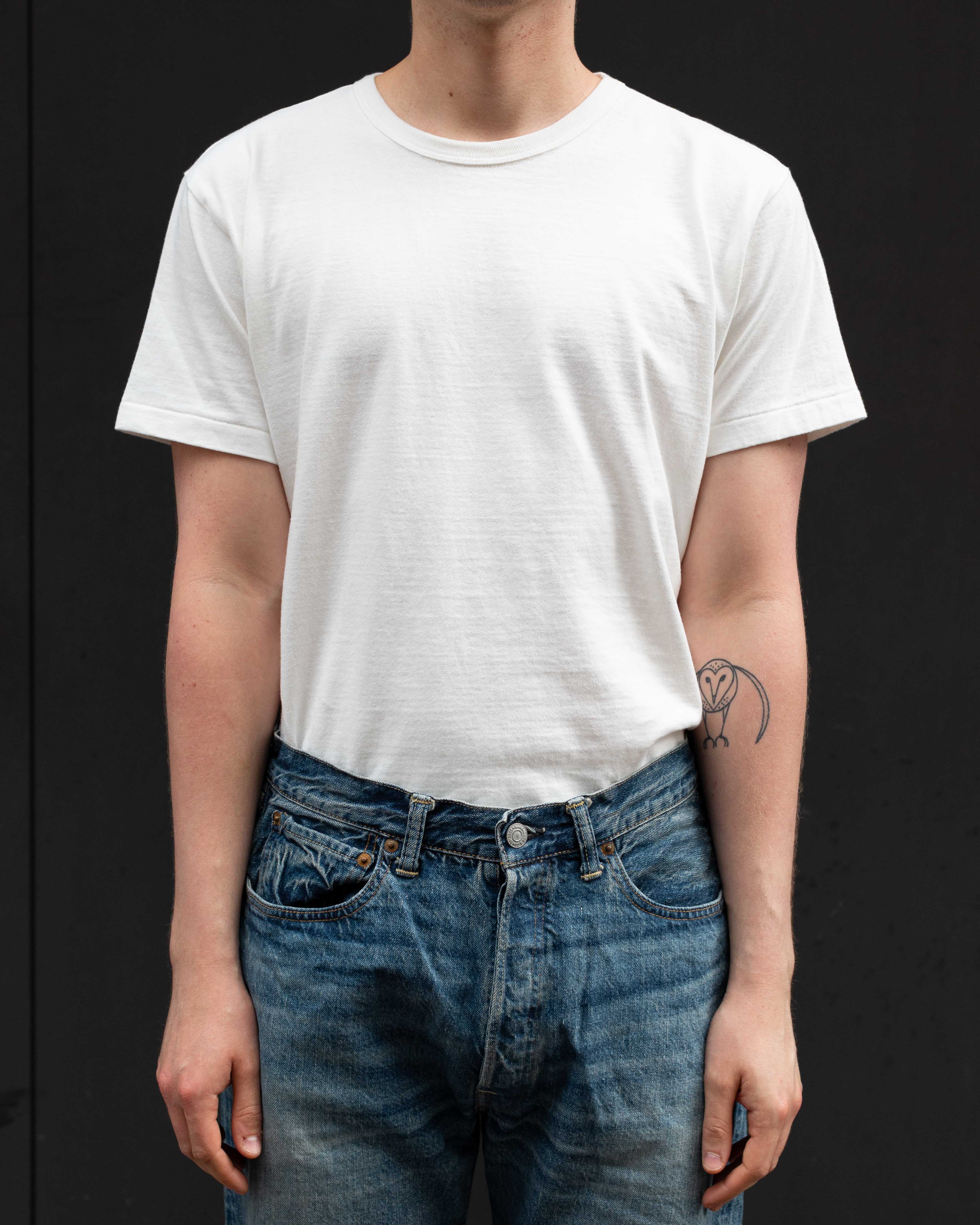 Allevol Heavy Duty Crew Neck T-Shirt Grey Melange-T-Shirt-Clutch Cafe