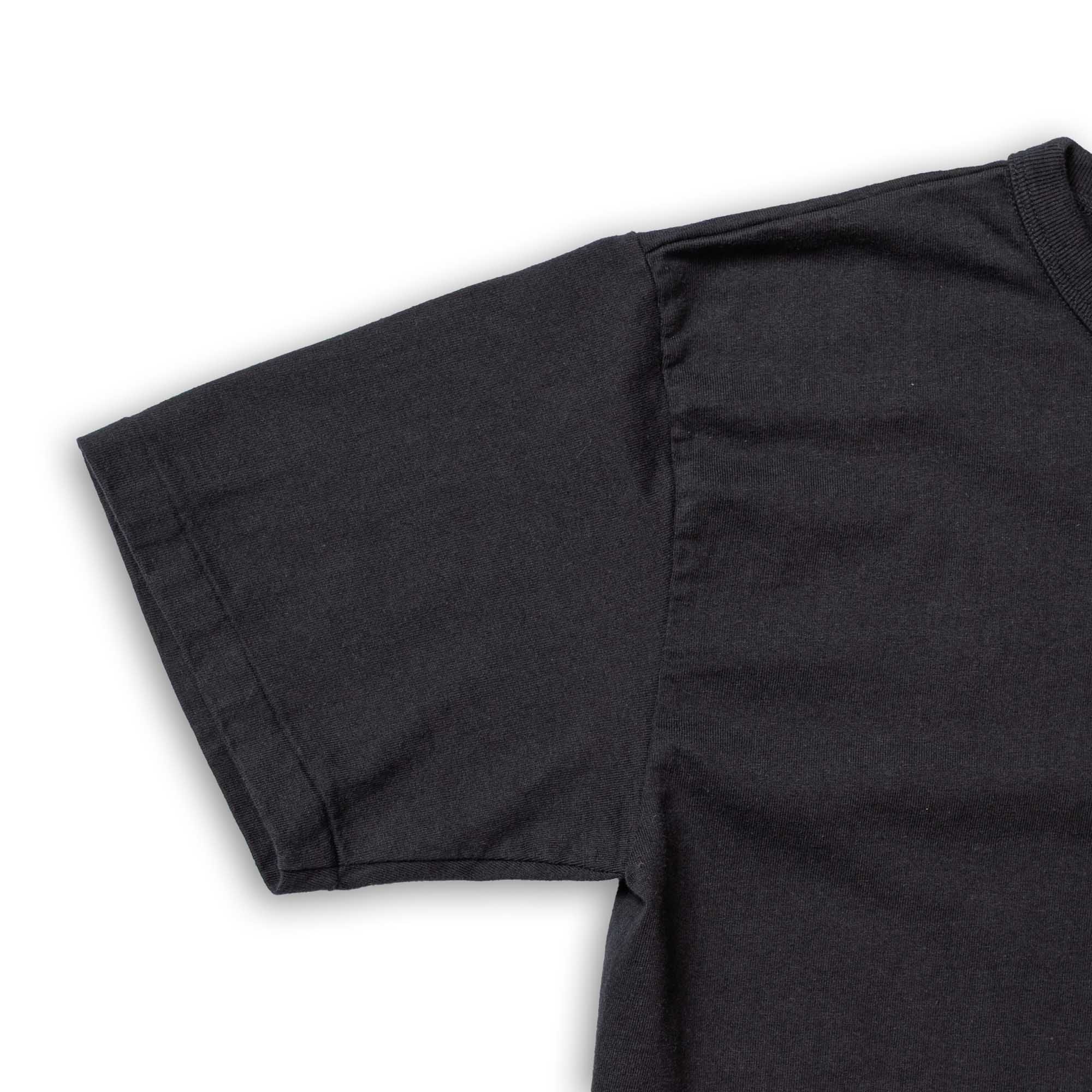 Allevol Heavy Duty Crew Neck T-shirt Cropped Black-T-shirt-Clutch Cafe