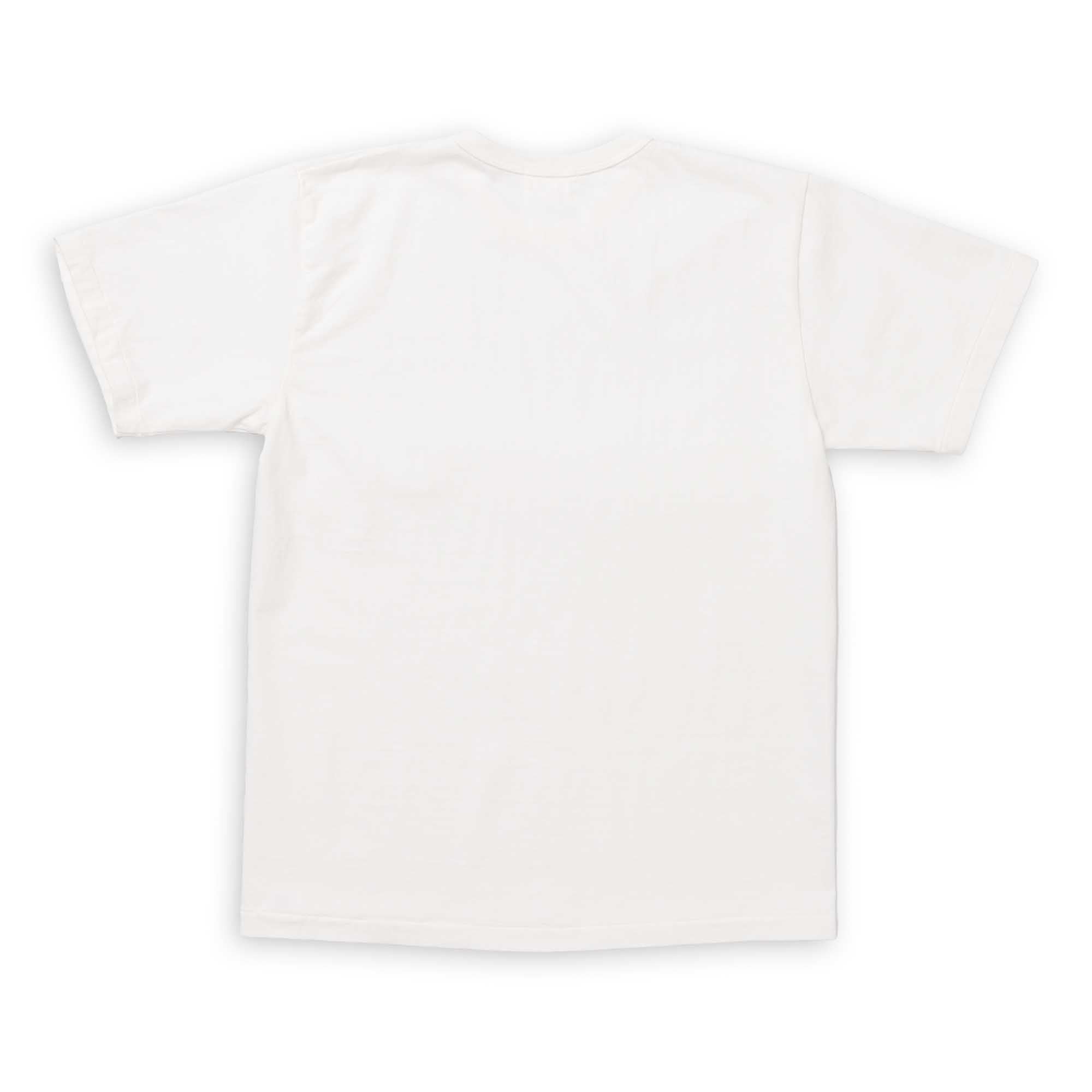 Allevol Heavy Duty Crew Neck T-shirt Cropped White-T-shirt-Clutch Cafe