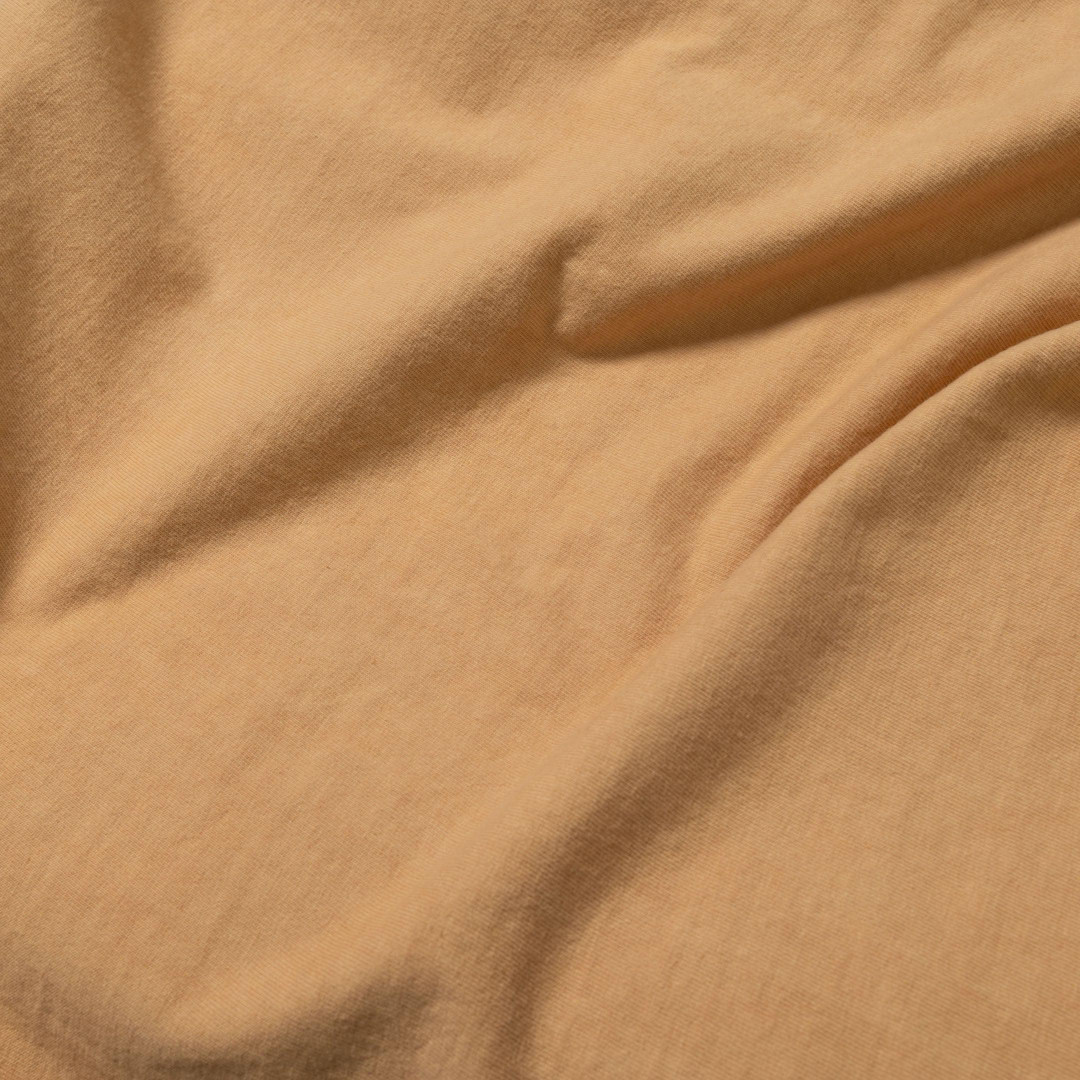 Allevol Heavy Duty Crew Neck T-shirt Hand Dyed Orange-T-Shirt-Clutch Cafe