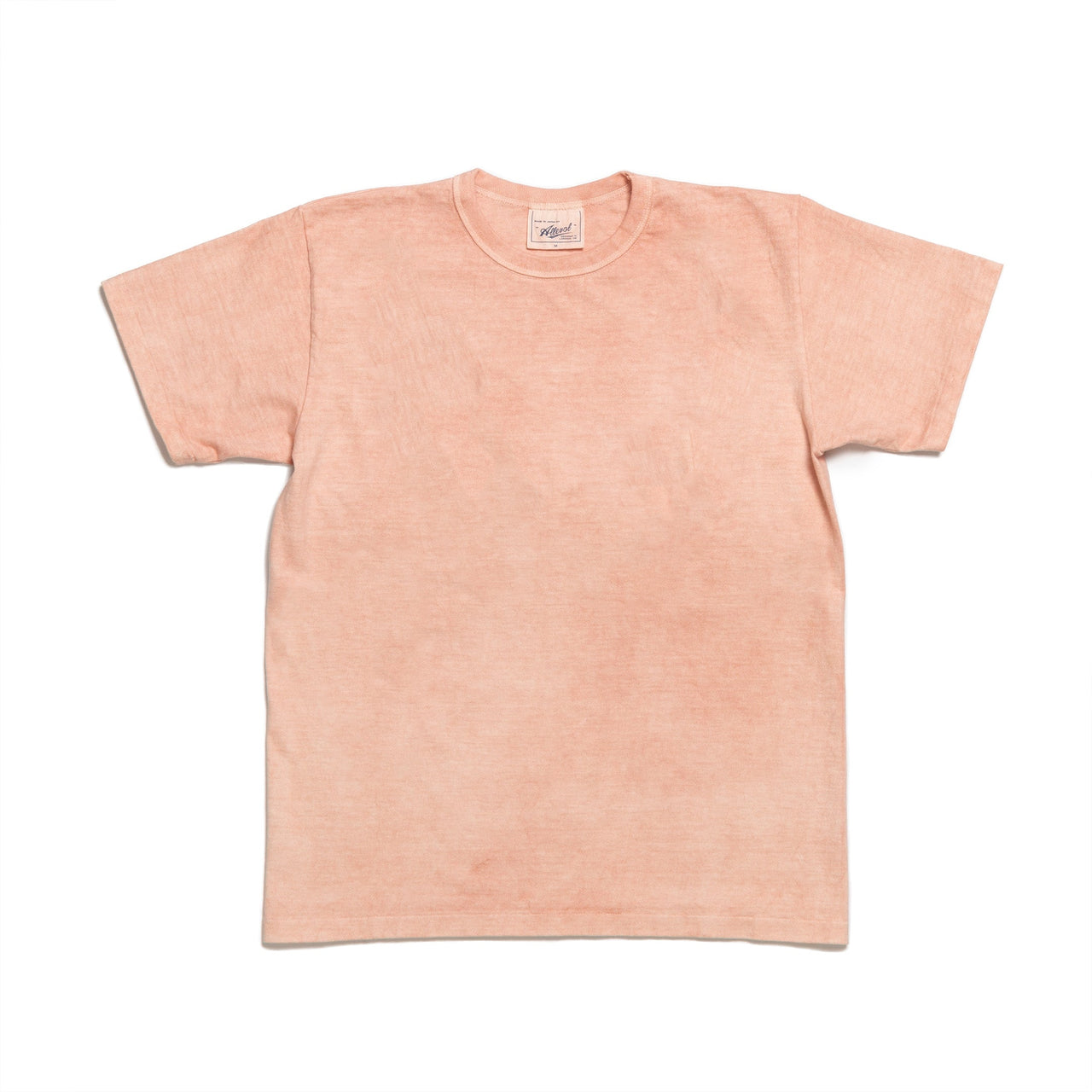 Allevol Heavy Duty Crew Neck T-shirt Hand Dyed Pink-T-Shirt-Clutch Cafe