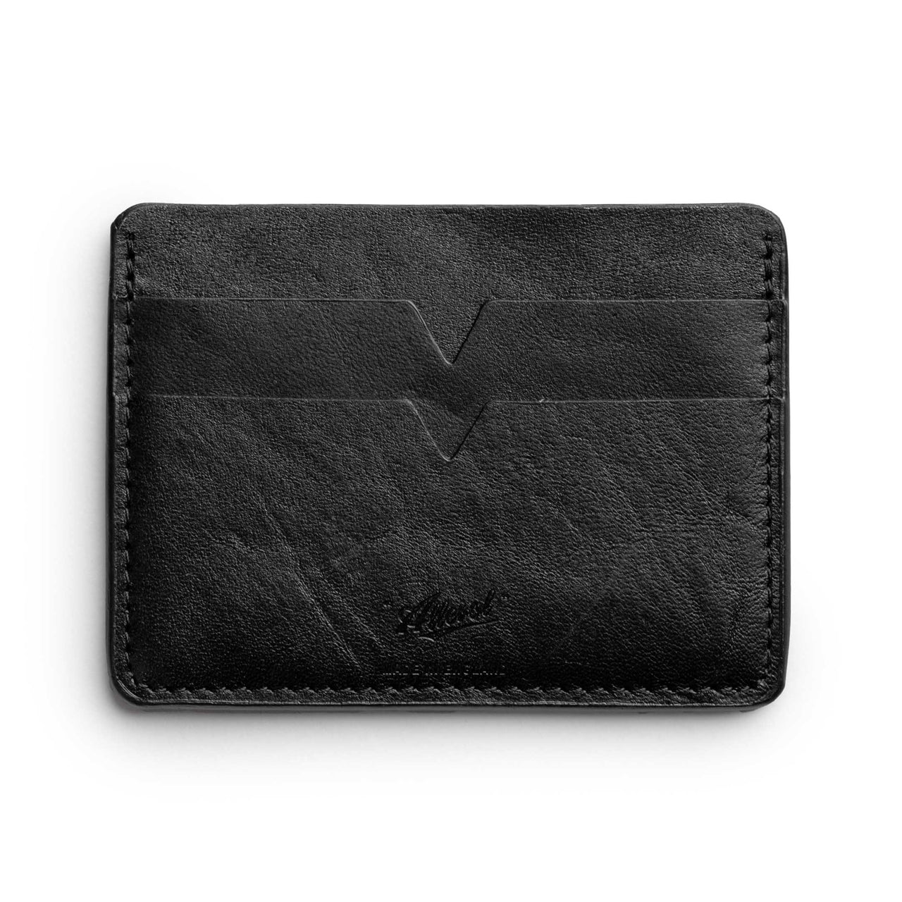 Allevol Leather Card Holder Black-Wallet-Clutch Cafe