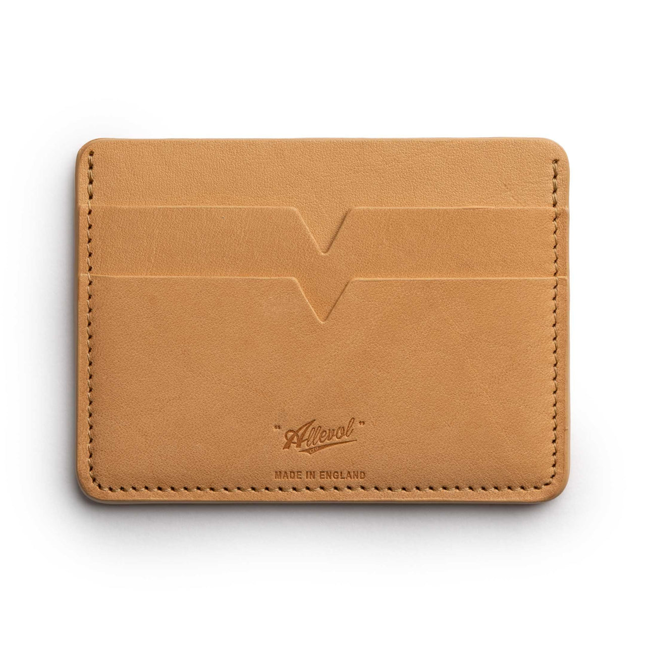 Allevol Leather Card Holder Natural-Wallet-Clutch Cafe