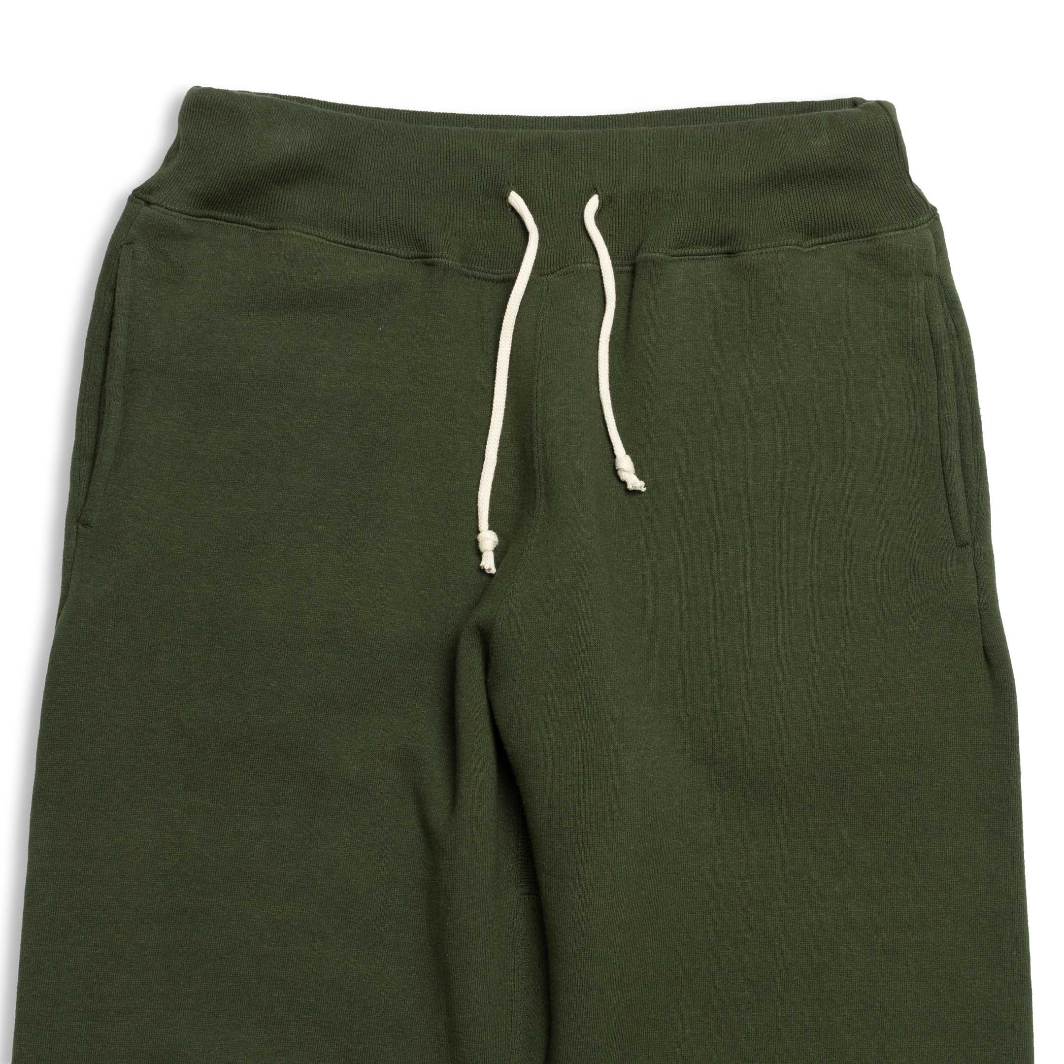 Allevol Loopwheel Easy Sweatpants Green-Sweatpants-Clutch Cafe