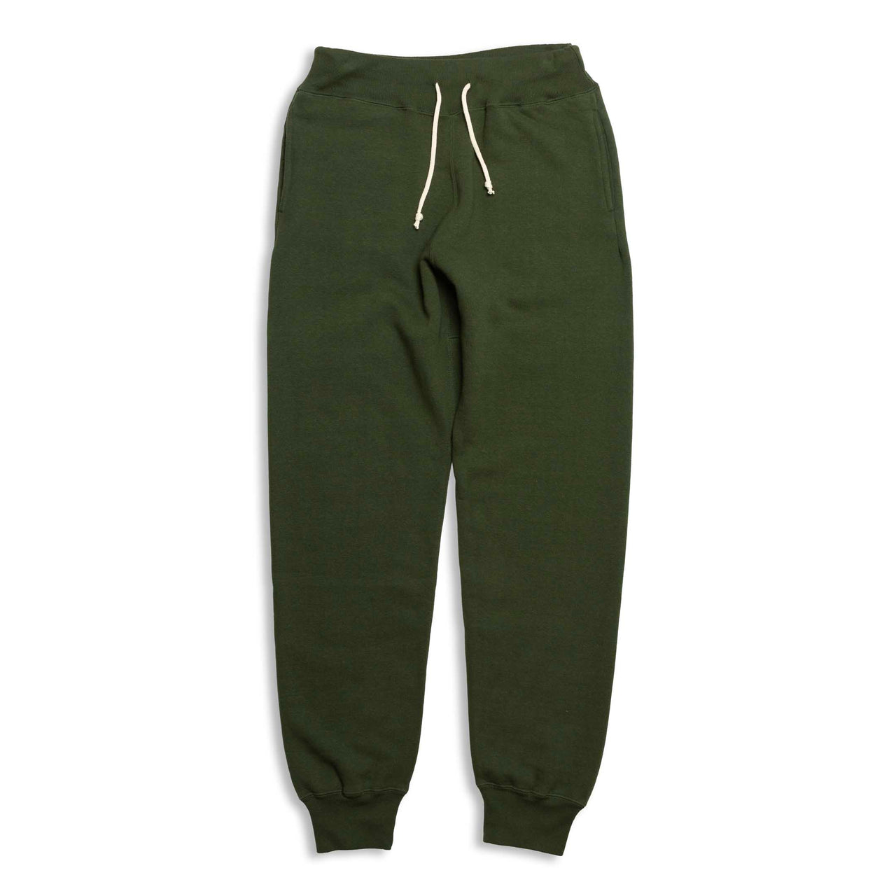 Allevol Loopwheel Easy Sweatpants Green-Sweatpants-Clutch Cafe