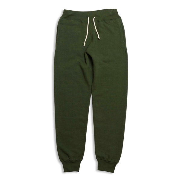 Allevol Loopwheel Easy Sweatpants Green-Sweatpants-Clutch Cafe