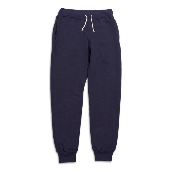 Allevol Loopwheel Easy Sweatpants Navy-Sweatpants-Clutch Cafe