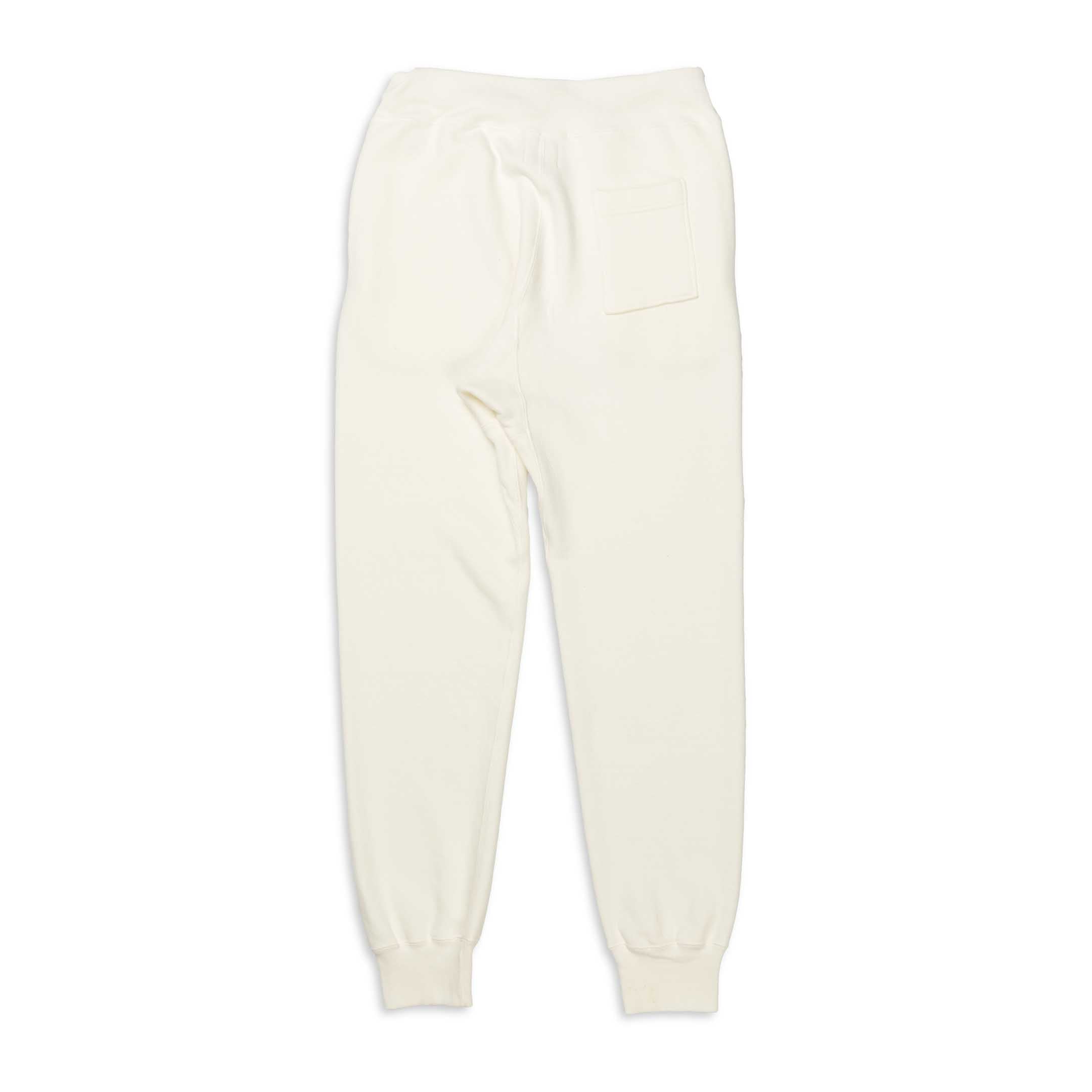 Allevol Loopwheel Easy Sweatpants White-Sweatpants-Clutch Cafe