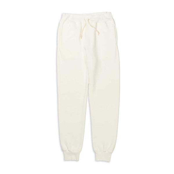 Allevol Loopwheel Easy Sweatpants White-Sweatpants-Clutch Cafe