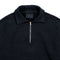 Allevol Loopwheel Quarter Zip Sweatshirt Black-Sweatshirt-Clutch Cafe