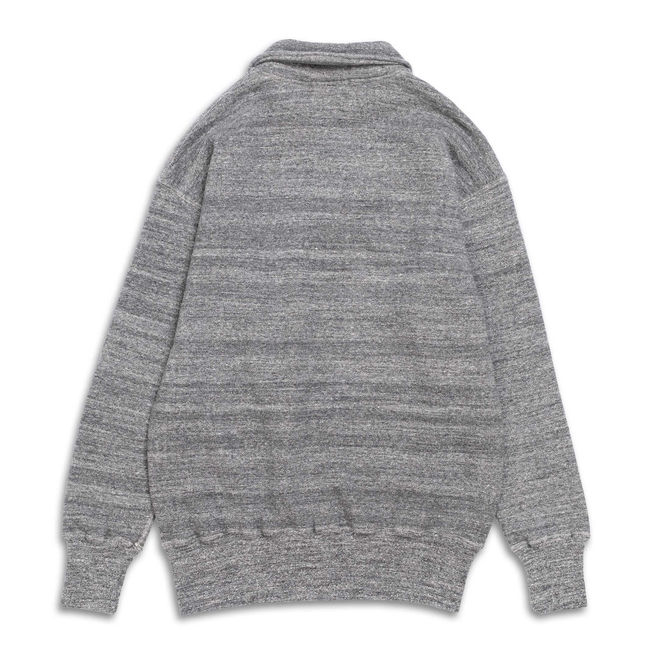 Allevol Loopwheel Quarter Zip Sweatshirt Dark Grey – Clutch Cafe