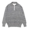 Allevol Loopwheel Quarter Zip Sweatshirt Dark Grey-Sweatshirt-Clutch Cafe