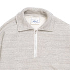 Allevol Loopwheel Quarter Zip Sweatshirt Grey-Sweatshirt-Clutch Cafe