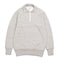 Allevol Loopwheel Quarter Zip Sweatshirt Grey-Sweatshirt-Clutch Cafe