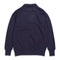 Allevol Loopwheel Quarter Zip Sweatshirt Navy-Sweatshirt-Clutch Cafe