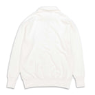 Allevol Loopwheel Quarter Zip Sweatshirt White-Sweatshirt-Clutch Cafe