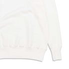 Allevol Loopwheel Quarter Zip Sweatshirt White-Sweatshirt-Clutch Cafe