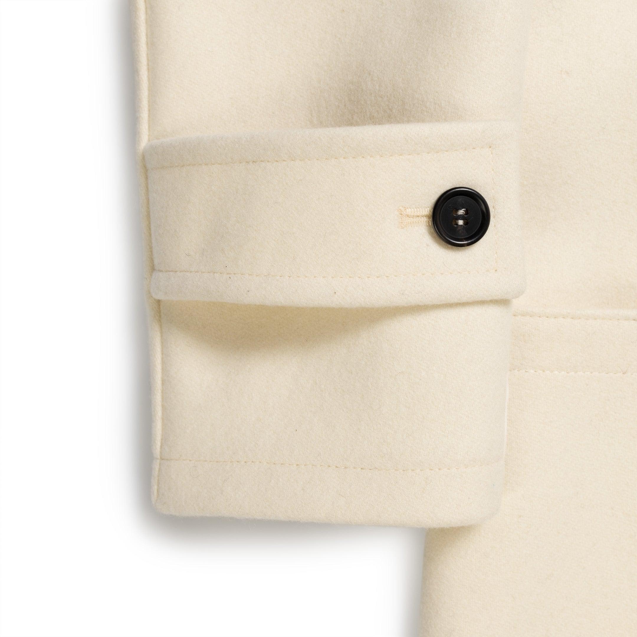 Allevol 'Pat' Duffle Coat White-Jacket-Clutch Cafe