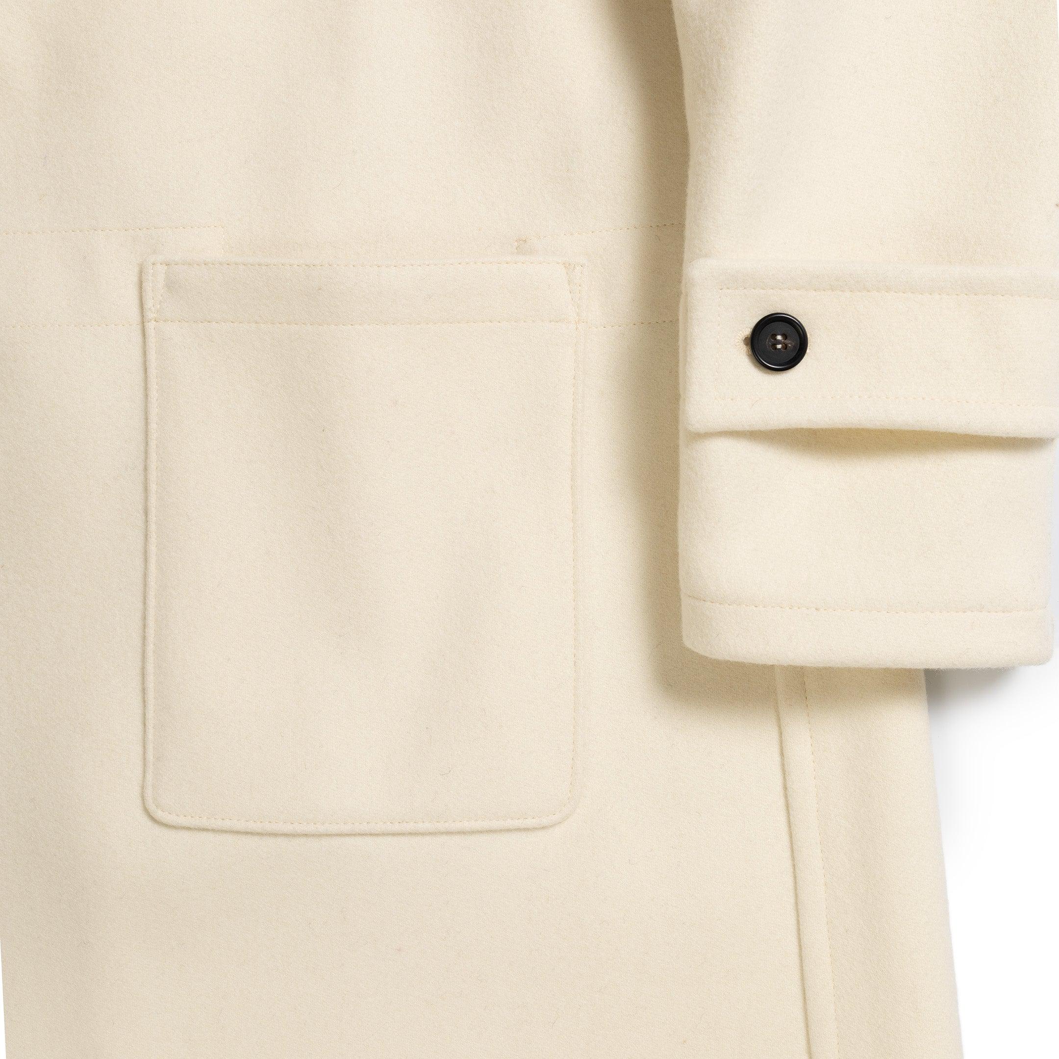 Allevol 'Pat' Duffle Coat White-Jacket-Clutch Cafe