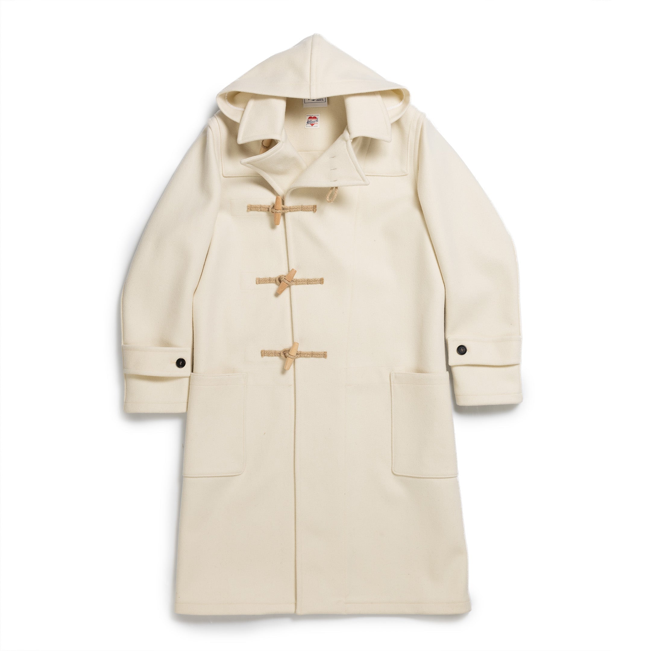 Allevol 'Pat' Duffle Coat White-Jacket-Clutch Cafe