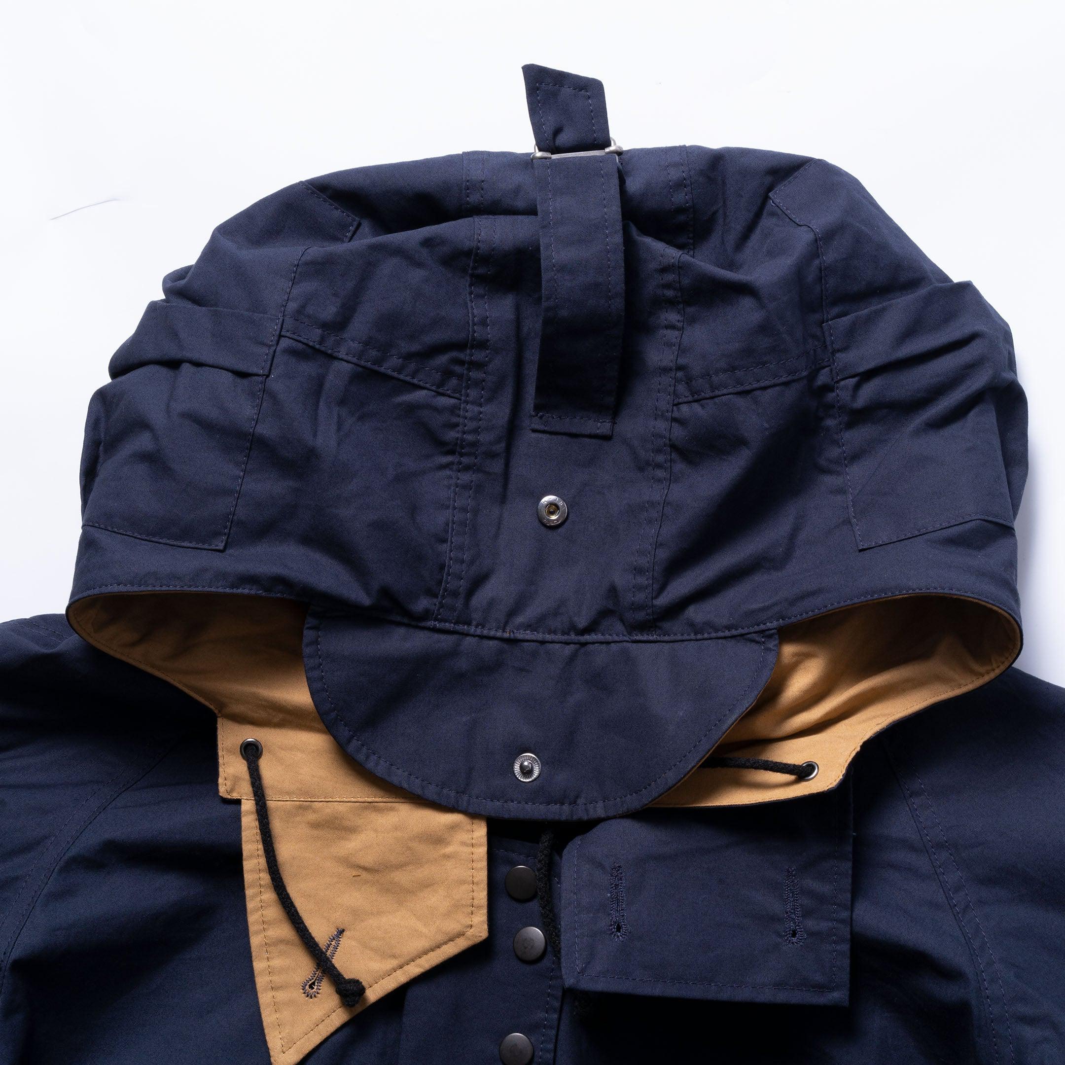 Allevol Reversible Pullover Smock Navy/Beige-Jacket-Clutch Cafe