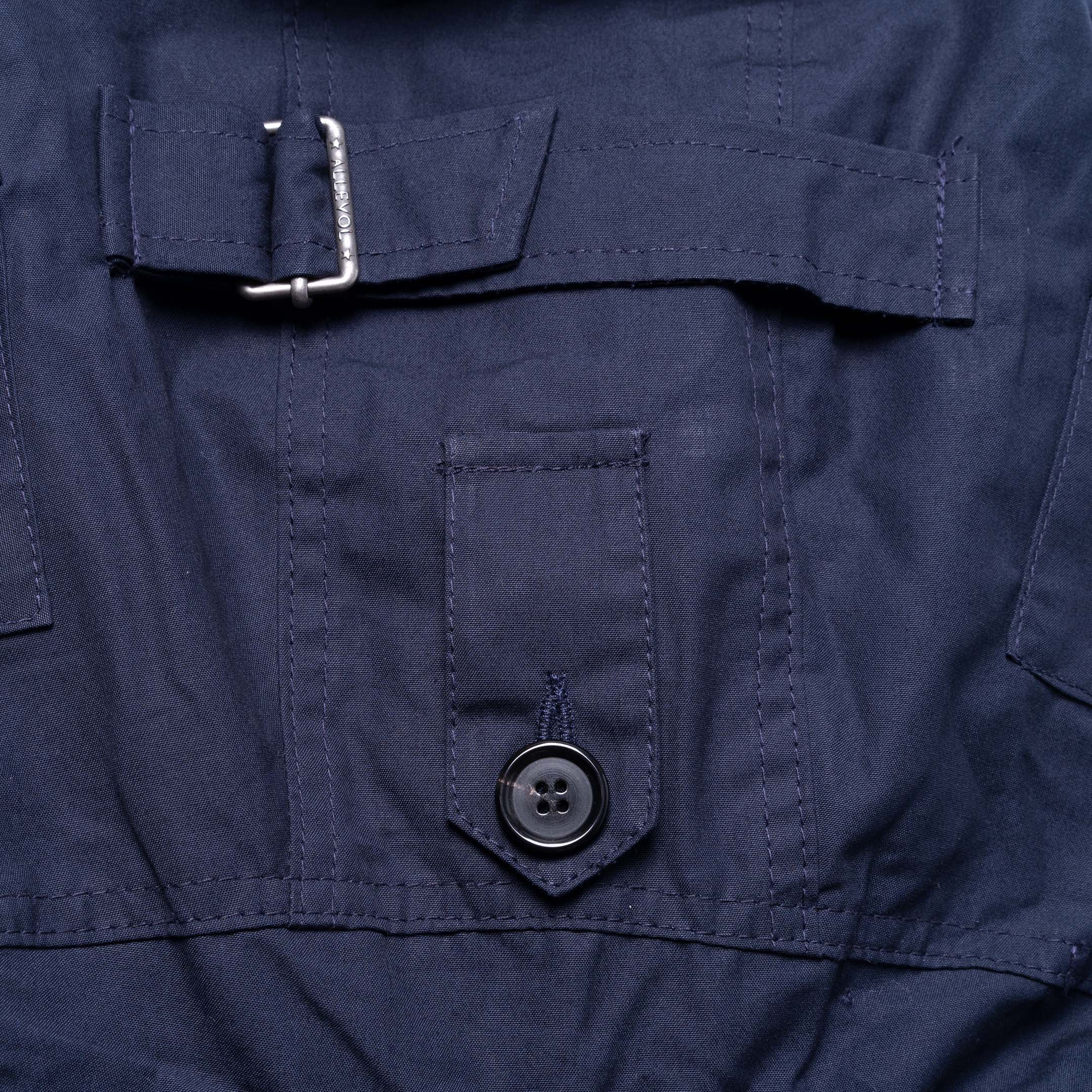 Allevol Reversible Pullover Smock Navy/Beige-Jacket-Clutch Cafe