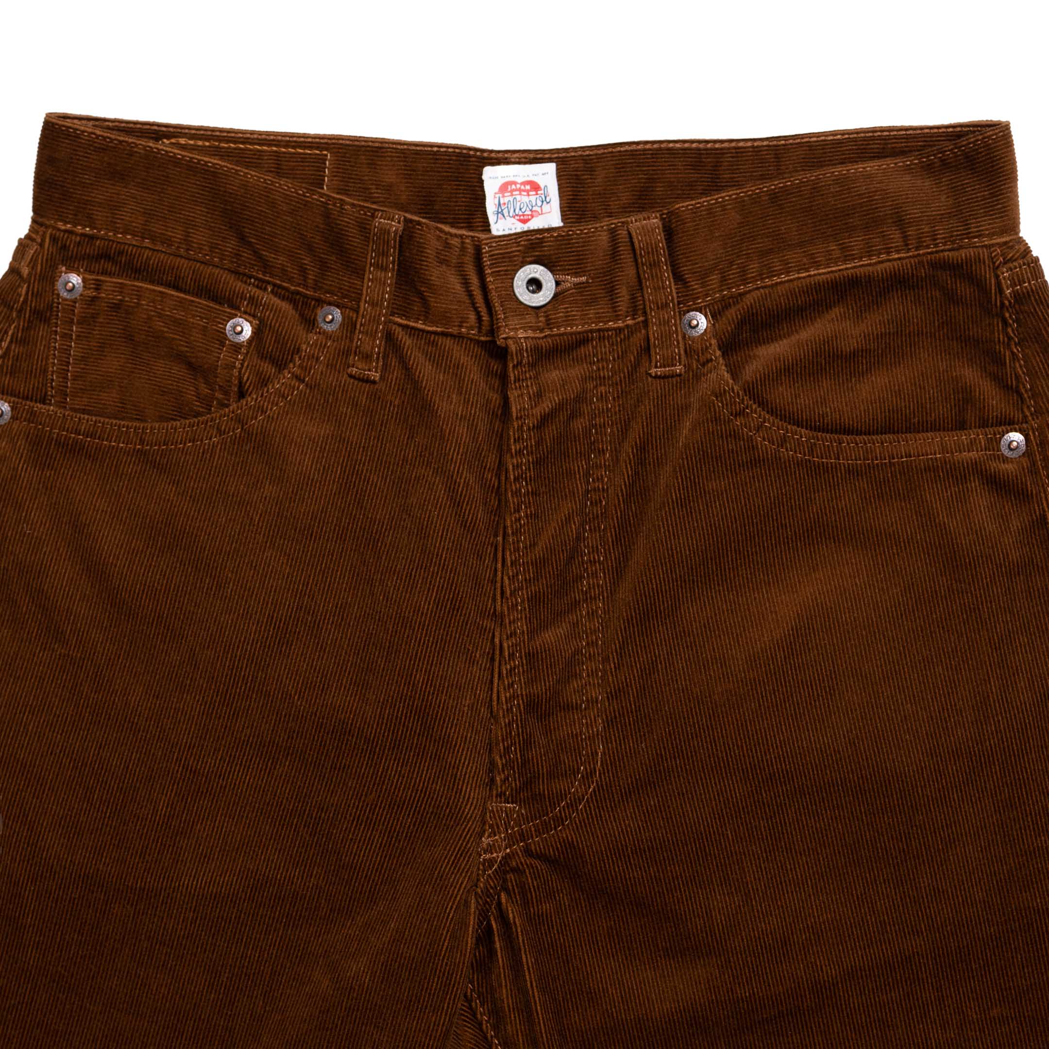 Allevol 'Roku Roku' 66 Corduroy Brown-Jean-Clutch Cafe