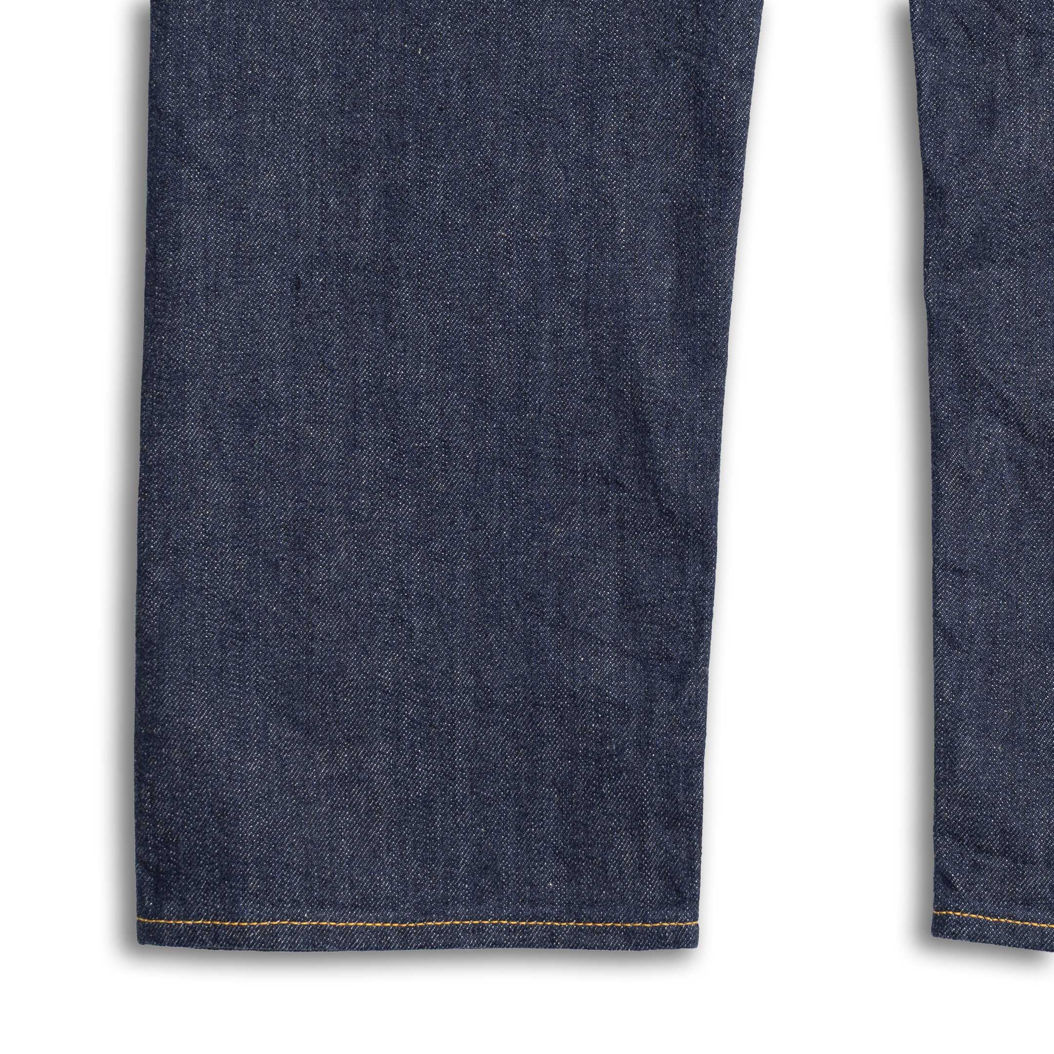 Allevol 'Roku Roku' 66 Denim Jean Natural Indigo-Jean-Clutch Cafe-selvage denim-selfedge denim