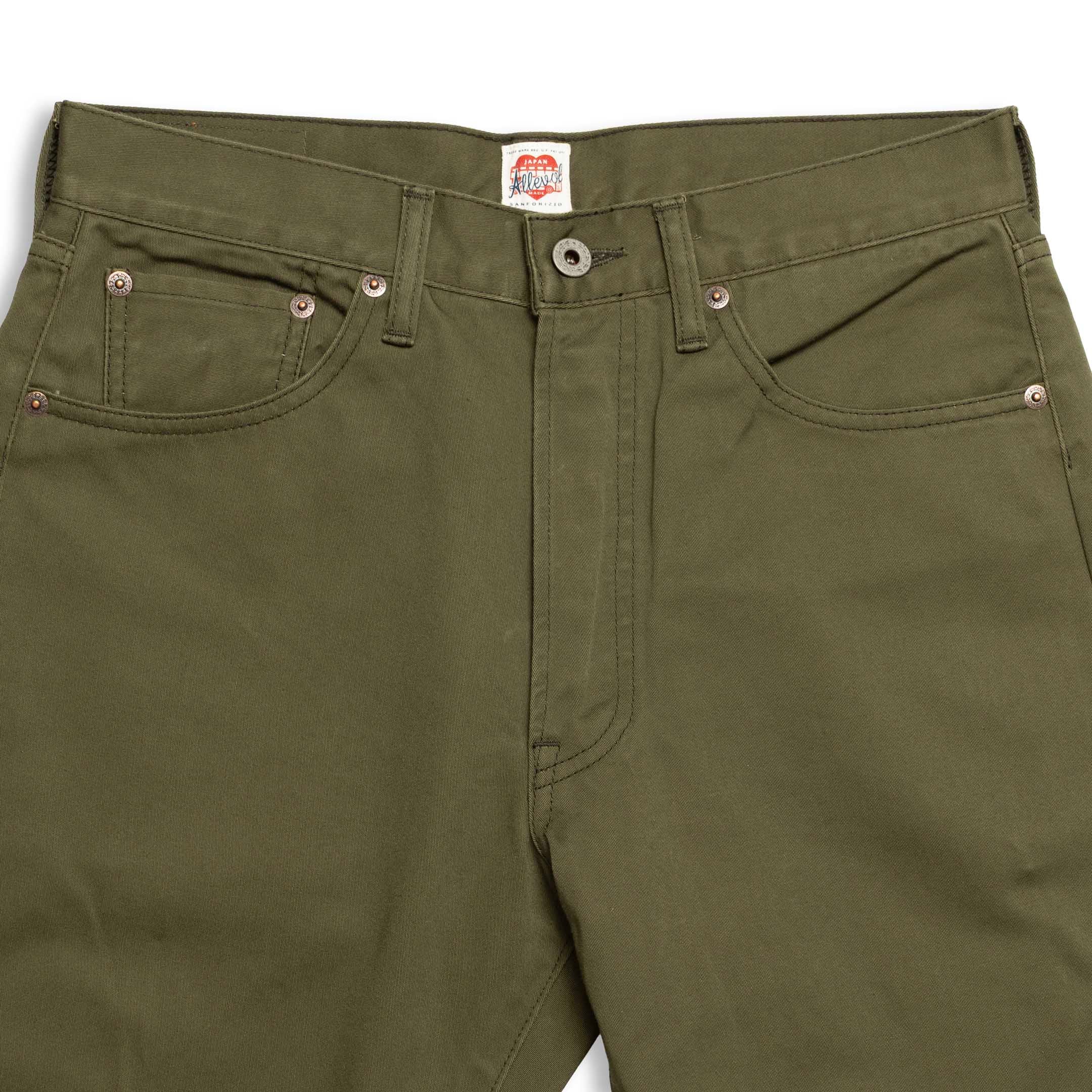 Allevol 'Roku Roku' 66 satin Green-Jean-Clutch Cafe