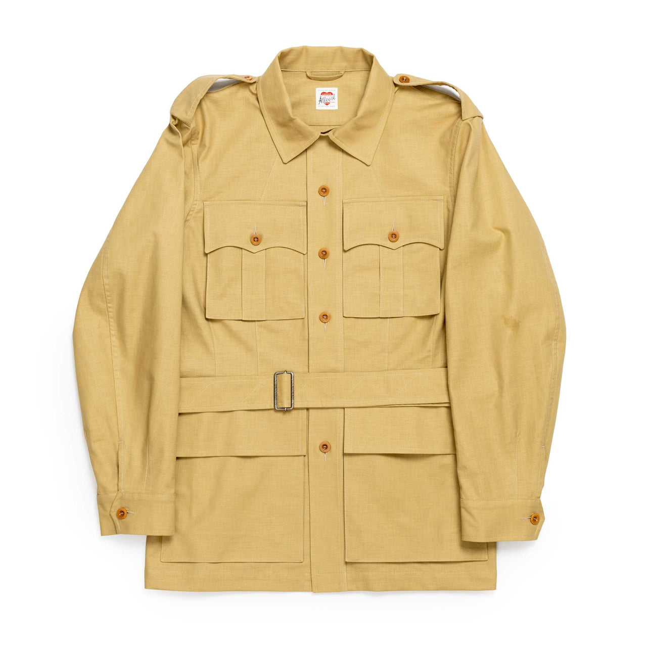 Allevol Safari Jacket Beige-Jacket-Clutch Cafe