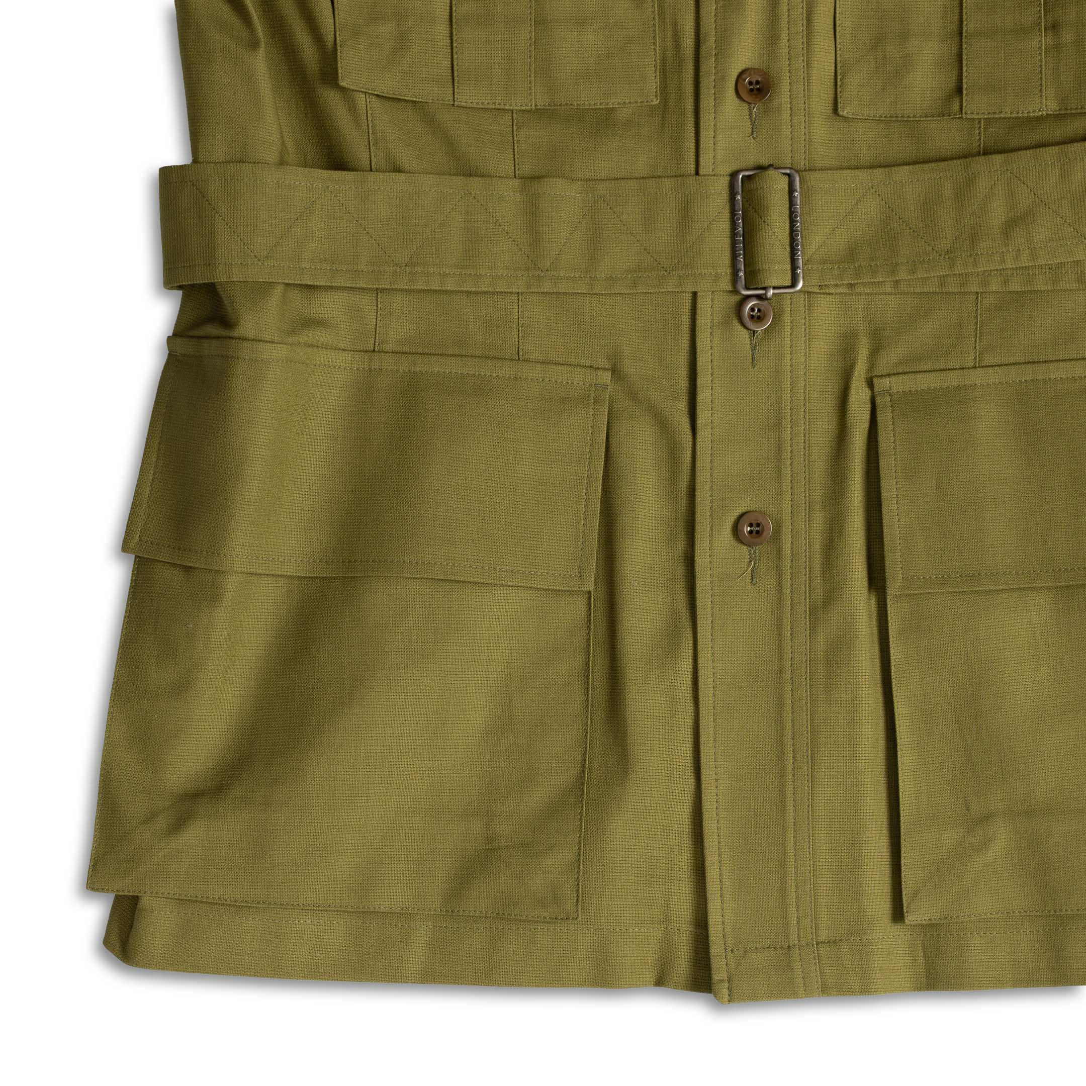 Allevol Safari Jacket British Army Green-Jacket-Clutch Cafe