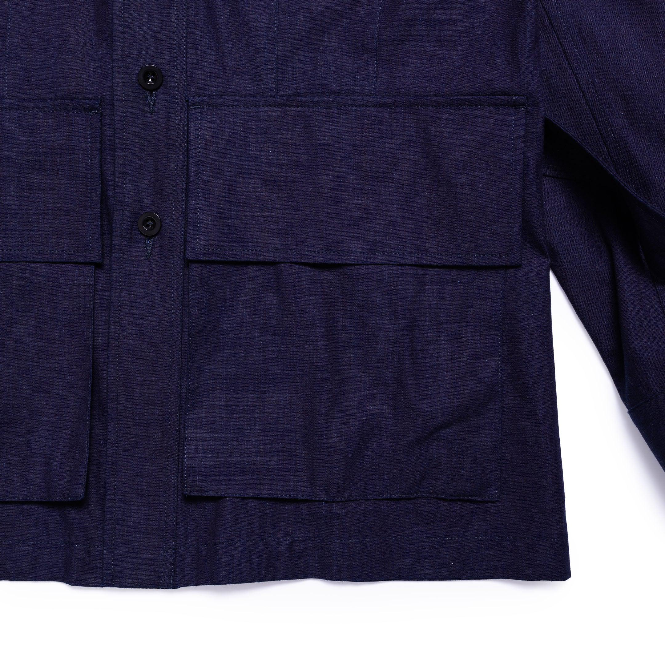 Allevol Safari Jacket Indigo-Jacket-Clutch Cafe