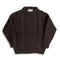 Allevol x Inverallan 1A Country Meetings Crew Neck Sweater Merino Lambswool Conker-Knitwear-Clutch Cafe