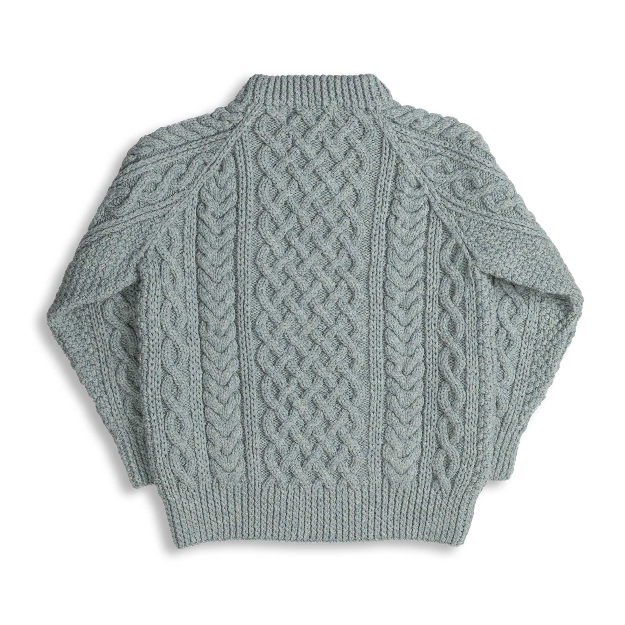 Allevol x Inverallan 1A Country Meetings Crew Neck Sweater Merino Lambswool Topaz-Knitwear-Clutch Cafe