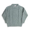 Allevol x Inverallan 1A Country Meetings Crew Neck Sweater Merino Lambswool Topaz-Knitwear-Clutch Cafe