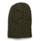 Allevol x Inverallan 22F Rib & Cable Hat Mohair Tweed Oak-Hat-Clutch Cafe