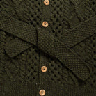 Allevol x Inverallan 6A Long Shawl Collar Mohair Tweed Oak-Knitwear-Clutch Cafe