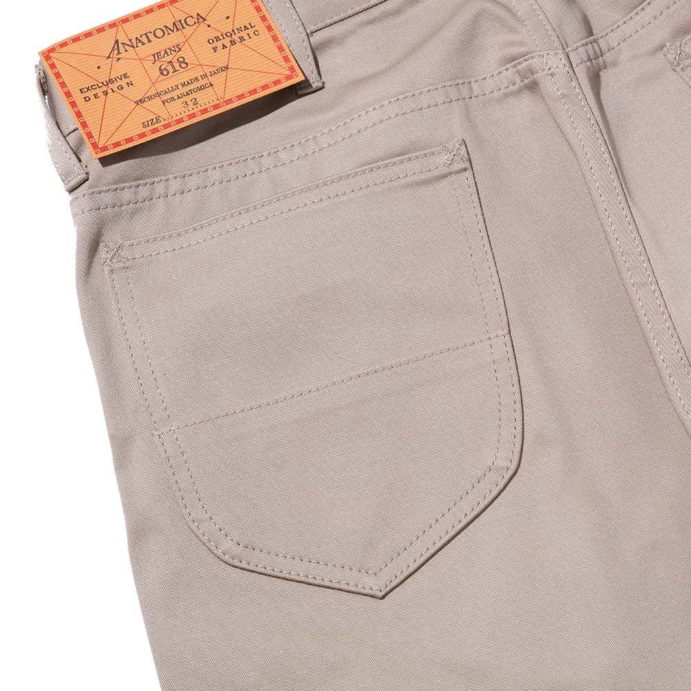 Anatomica 618 Californian Sateen Mocha-Trousers-Clutch Cafe