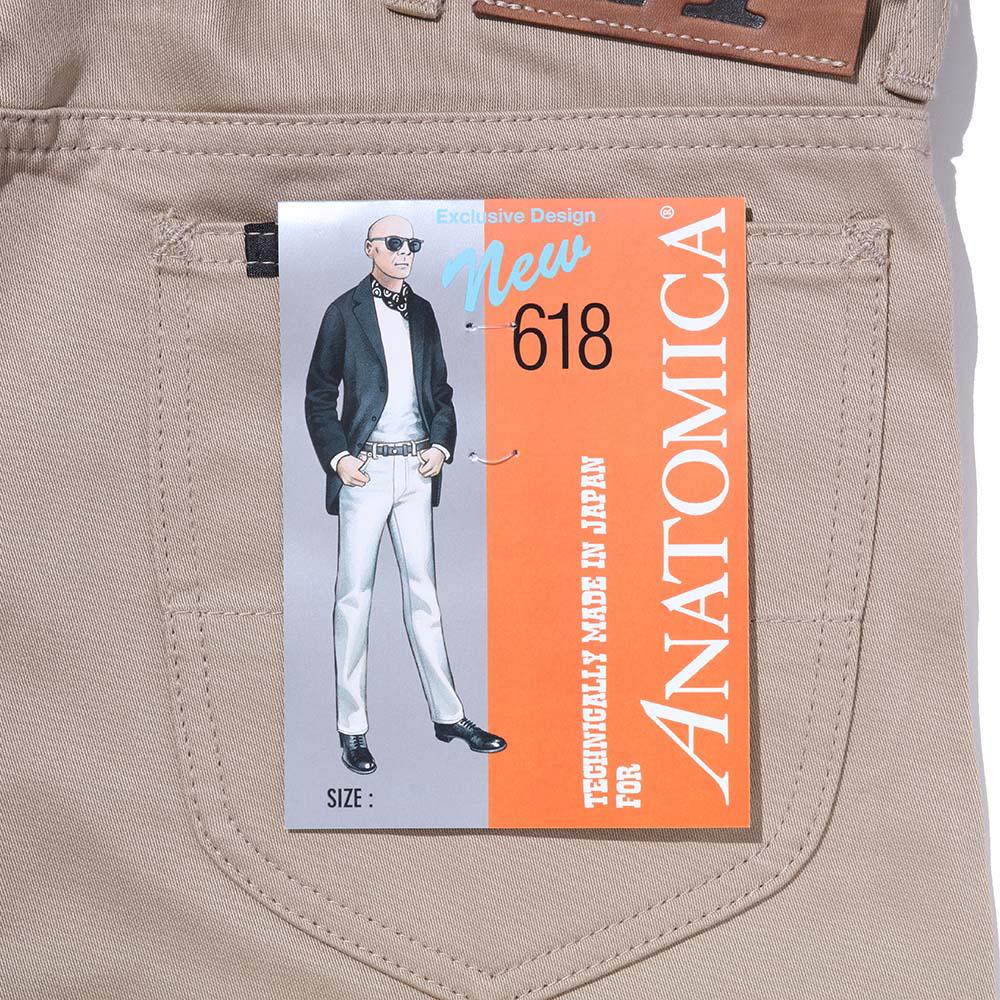 Anatomica 618 Californian Sateen Mocha-Trousers-Clutch Cafe