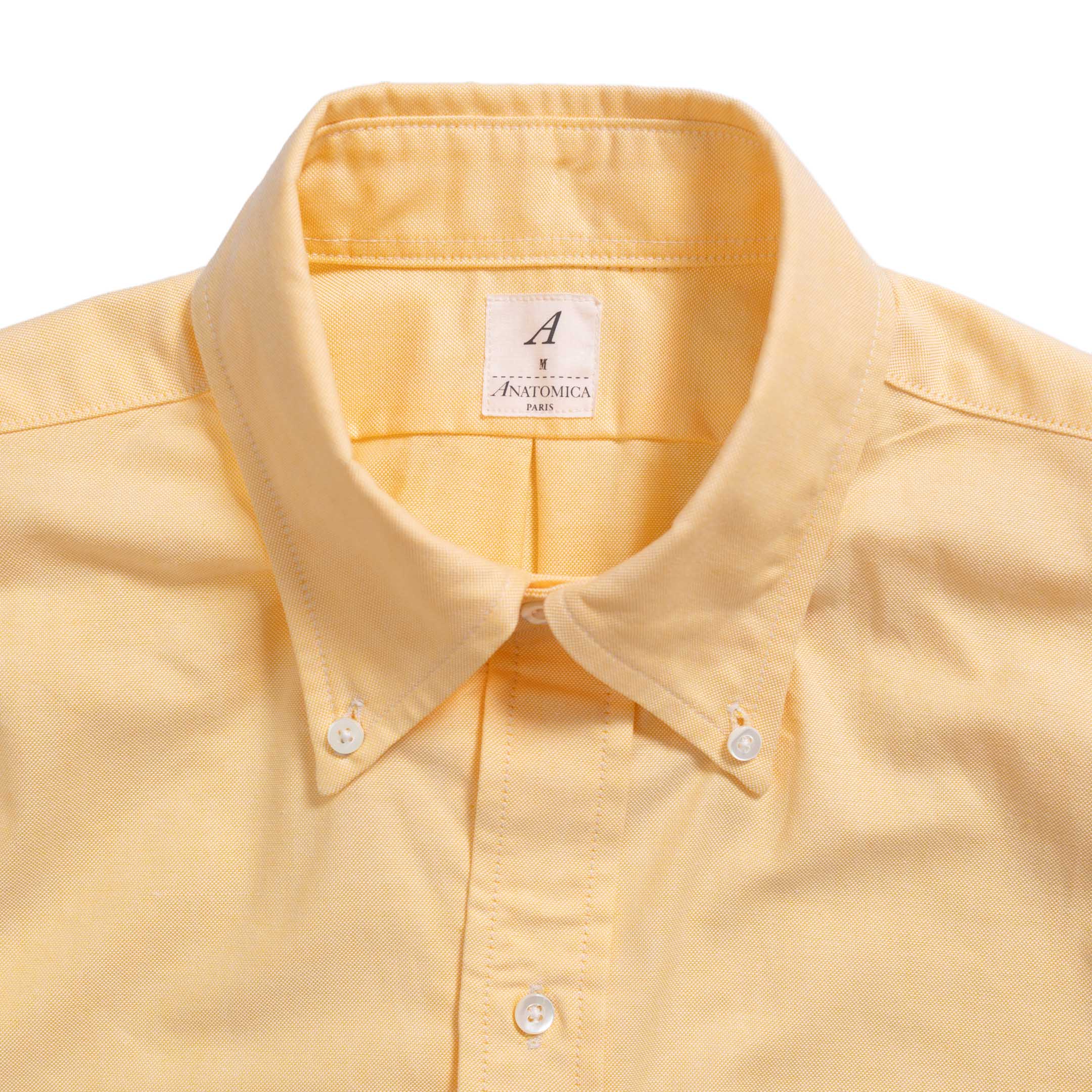 Anatomica BD Ideal Oxford Shirt Dull Maize-Shirt-Clutch Cafe