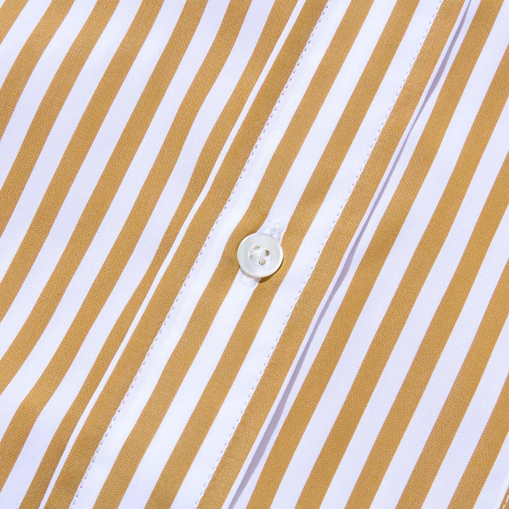 Anatomica BD Shirt Bengal Stripe Sand-Shirt-Clutch Cafe